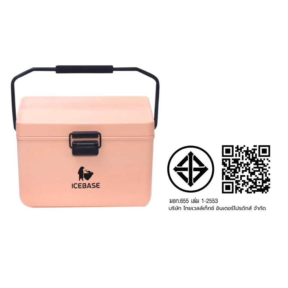 กระติกน้ำแข็งเก็บความเย็น ICEBASE รุ่น CLP-310PKT (VENUS) ขนาด 12 ลิตร สีชมพู_7